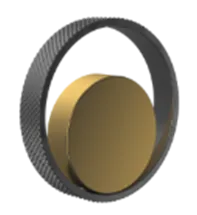 Детальное фото товара: Paulmark ручка для смесителя URBAN, золото-беретта