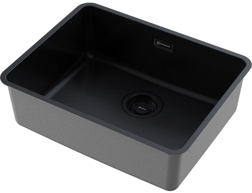Детальное фото товара: Omoikiri Omi 53-U/I-GB Ultra, мойка, нержавеющая сталь/графит