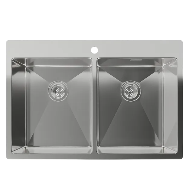 Фото товара: Rivelato RINOX 7450 2В INOX, мойка, нержавеющая сталь