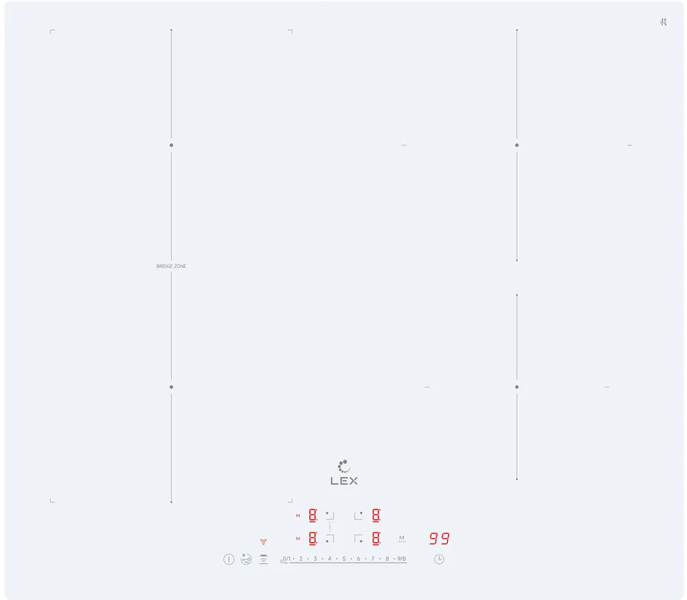 Фото товара: LEX EVI 641A I WH индукционная поверхность