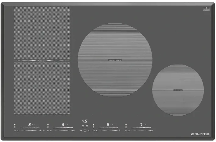 Фото товара: Maunfeld CVI804SFDGR индукционная поверхность