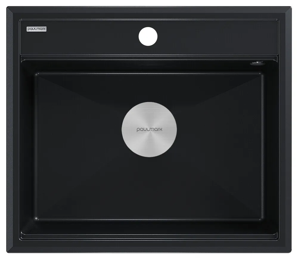 Фото товара: Paulmark STEPIA-590, мойка, гранит, черный металлик