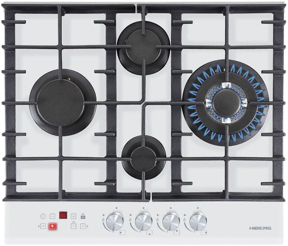 Фото товара: HIBERG VM 6145 W газовая поверхность