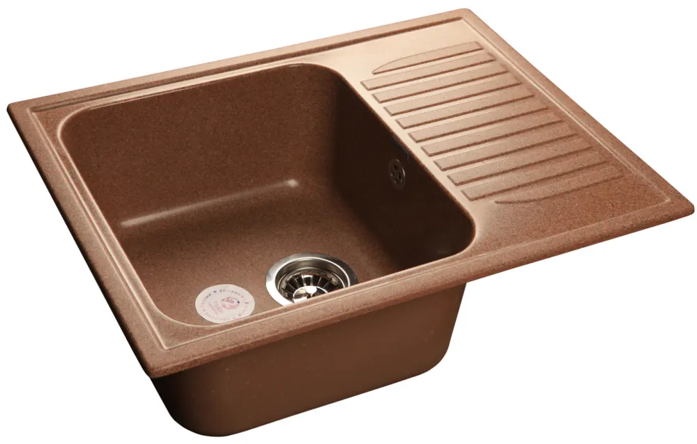 Детальное фото товара: GranFest STANDART GF-S-645 L, мойка, мрамор, терракот