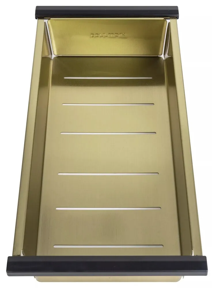 Детальное фото товара: Paulmark NEXT-MULTI SINK 58 UNI, мойка, нержавеющая сталь, светлое золото