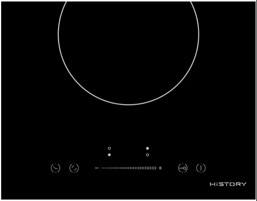 Детальное фото товара: HISTORY HС 3211 BBK стеклокерамическая поверхность