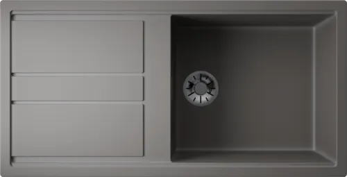 Детальное фото товара: Omoikiri Kitagawa 100-GR, мойка, керамика, leningrad grey