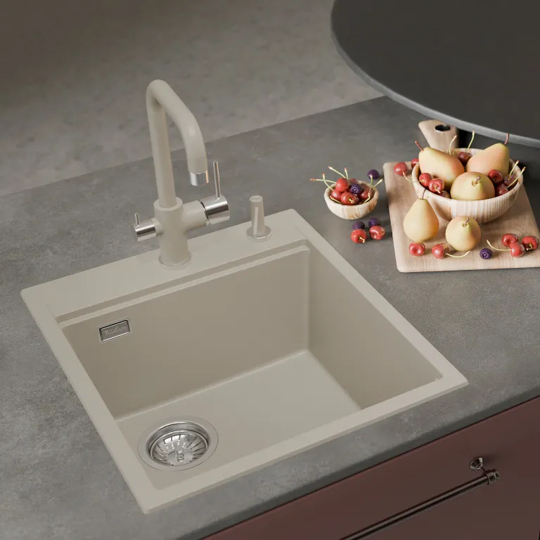 Детальное фото товара: Rivelato TESORO TR-455-L topazio, мойка, гранит, топаз