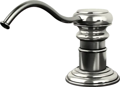 Детальное фото товара: Omoikiri OM-01-SI, дозатор для моющего средства, античное серебро