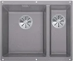 Фото товара: Blanco Subline 340/160-U, мойка, гранит, алюметаллик (чаша слева)