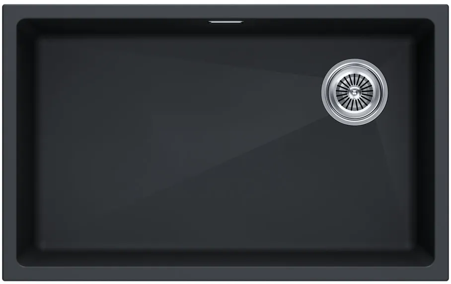 Детальное фото товара: Paulmark LUMI 74UNI-SKEW, мойка, гранит, антрацит