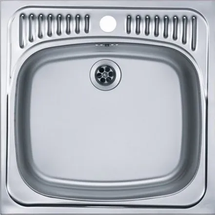 Фото товара: ALVEUS BASIC 130 NAT-60, мойка, нержавеющая сталь (в комплекте с сифоном 1011717)