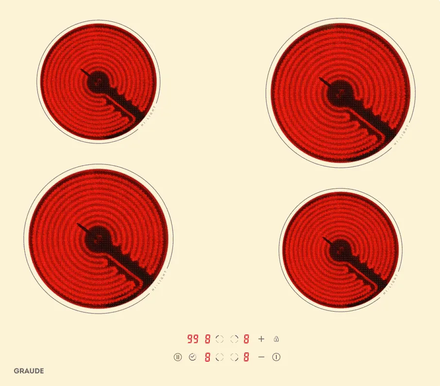 Фото товара: Graude EK 60.0 C стеклокерамическая поверхность