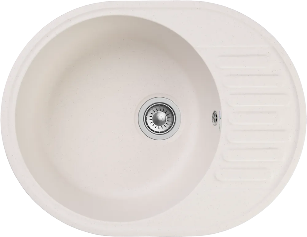 Детальное фото товара: GranFest QUARZ GF-Z58, мойка, гранит, белый