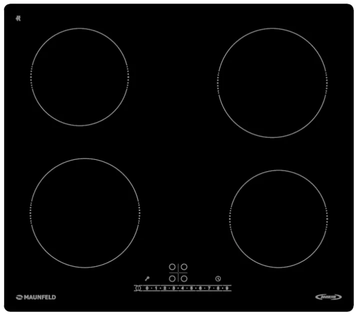 Фото товара: Maunfeld AVI6043SBK индукционная поверхность