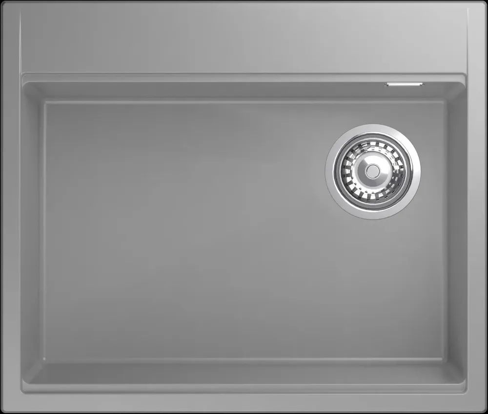 Фото товара: Rivelato TESORO TR-605-R grigio metallizz, мойка, гранит, серый металлик