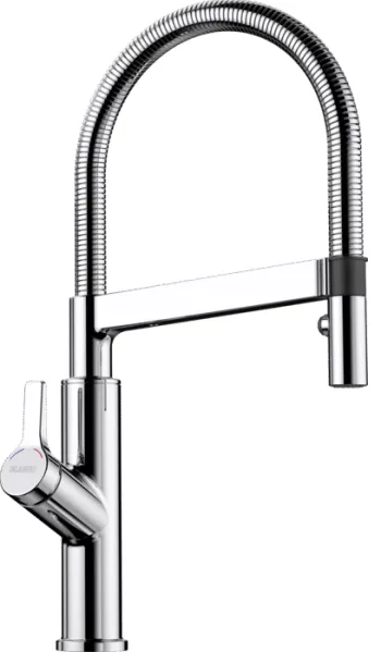 Фото товара: Blanco SOLENTA-S Senso, смеситель, хром (рычаг слева)