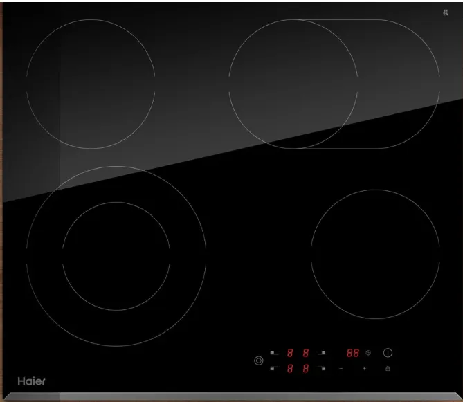 Детальное фото товара: Haier HHY-C64ROVB стеклокерамическая поверхность