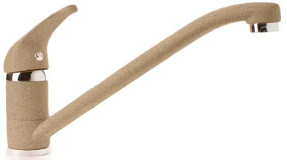 Фото товара: GranFest 1023, смеситель, мрамор, песочный