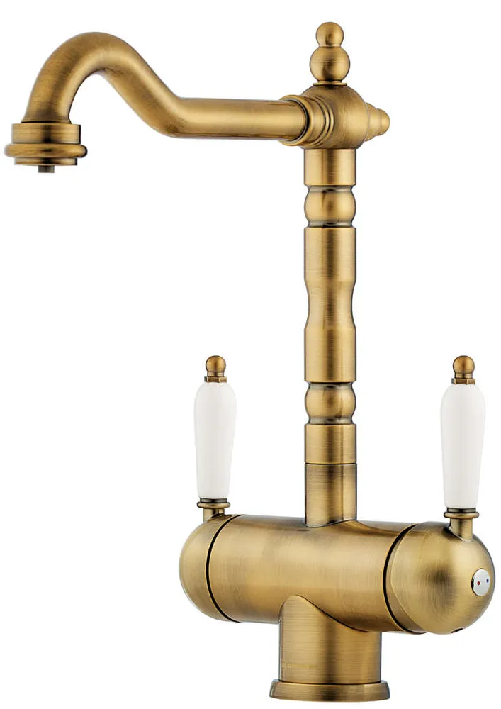 Фото товара: Omoikiri Amagasaki-AB, смеситель, античная латунь