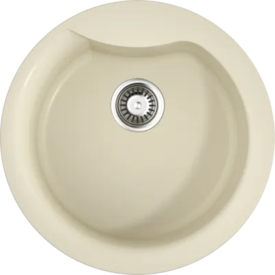 Фото товара: Omoikiri Yasugata 48R-BE, мойка, гранит, ваниль