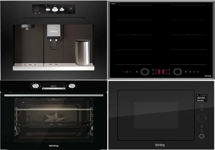 Фото товара: KORTING HIB 68700 B QUADRO + OKB 8931 CESN + KMI 825 TGN + KCM 9830 BCG