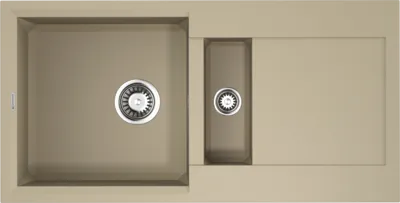 Фото товара: Omoikiri Sakaime 86-2-CH, мойка, гранит, шампань