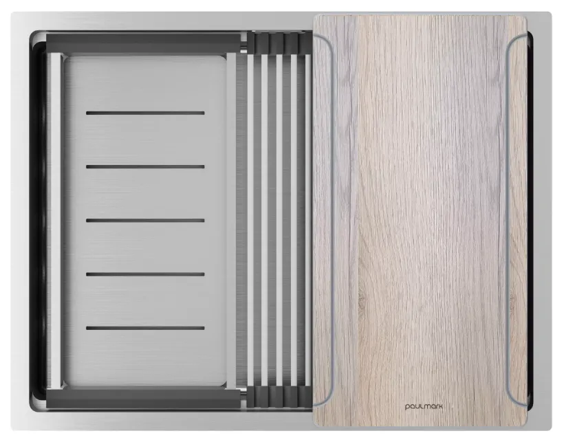 Фото товара: Paulmark NEXT-MULTI SINK 58-L UNI, мойка, нержавеющая сталь брашированная