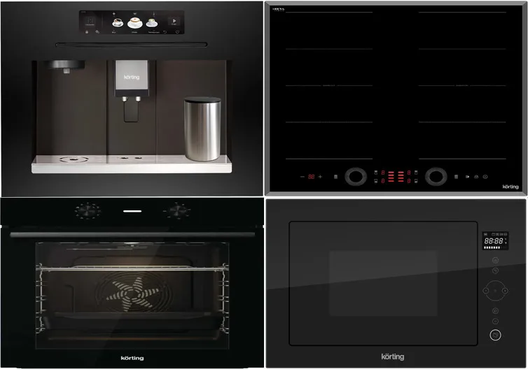 Фото товара: KORTING HIB 68700 B QUADRO + OKB 2820 EN + KMI 825 TGN + KCM 9830 BCG