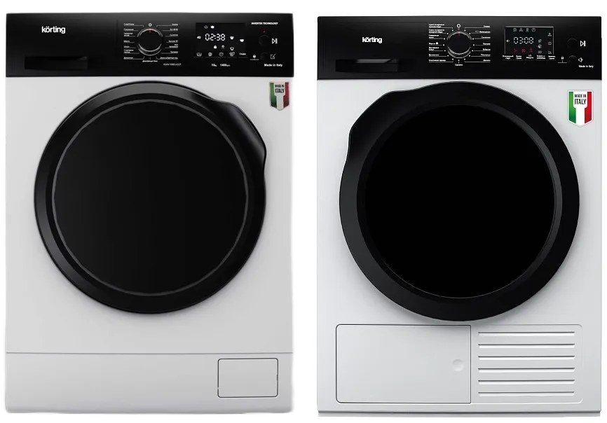 Фото товара: Korting стирка KWM 59ID14107 + сушка KD 69 IHP