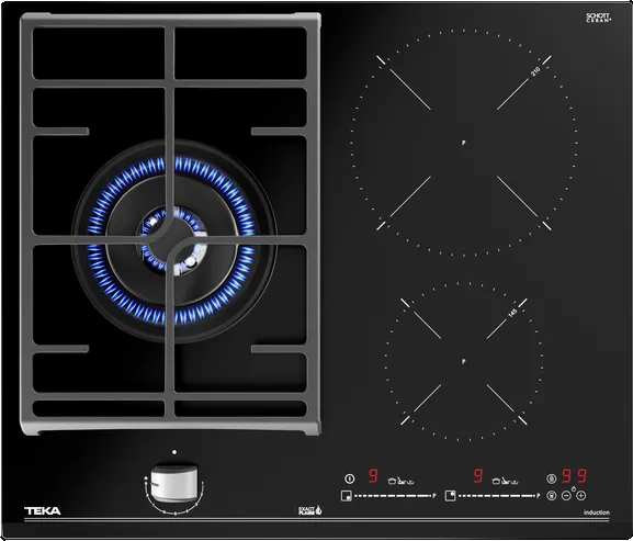 Фото товара: Teka HYBRID JZC 63312 ABN BLACK комбинированная поверхность