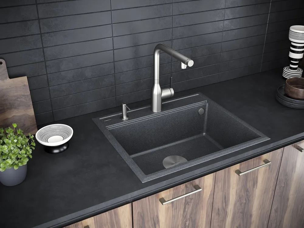 Детальное фото товара: Paulmark STEPIA 60, мойка, гранит, графит