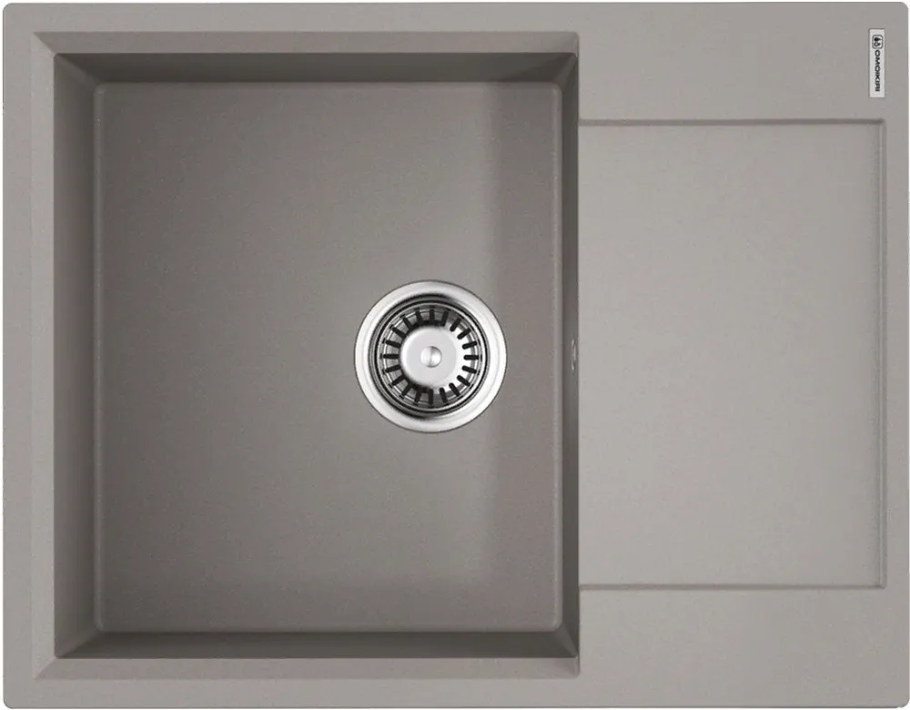 Фото товара: Omoikiri Daisen 65T-GR, мойка, гранит, leningrad grey