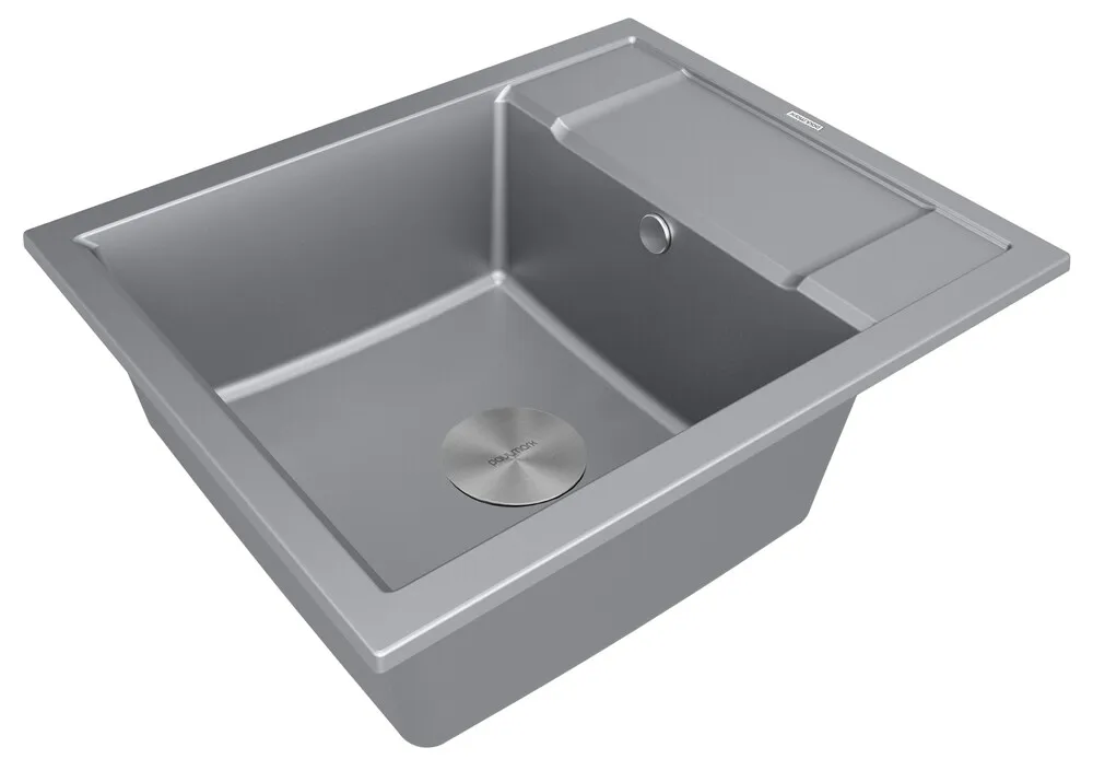 Детальное фото товара: Paulmark FLUGEN 50-600, мойка, гранит, серый металлик