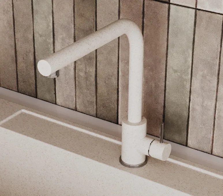 Детальное фото товара: Polygran Спика, смеситель, кремовый №327