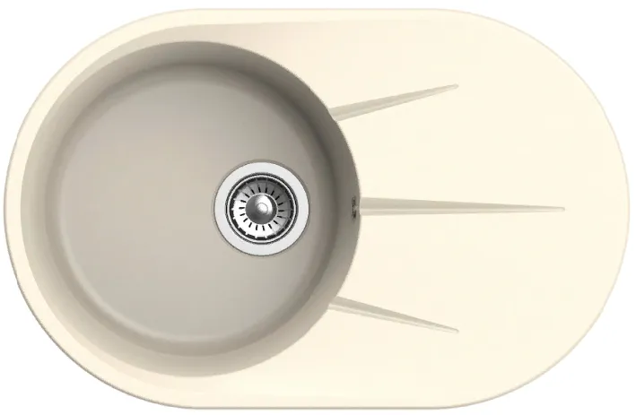 Фото товара: Ewigstein Rund R- 50F, мойка, гранит, крем