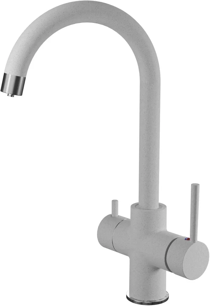 Фото товара: GranFest GF-Z-5422, смеситель, гранит, серый