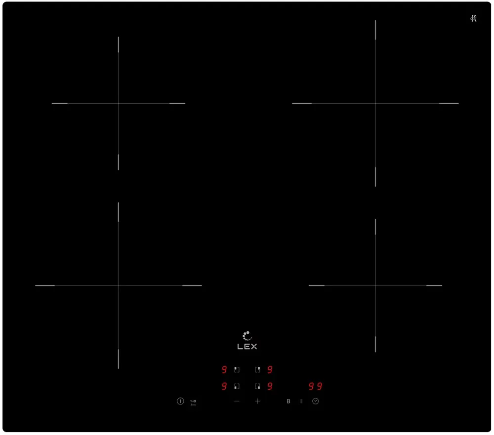 Фото товара: LEX EVI 640A BL индукционная поверхность