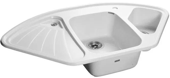 Детальное фото товара: GranFest CORNER GF-C-1040 E, мойка, мрамор, иней