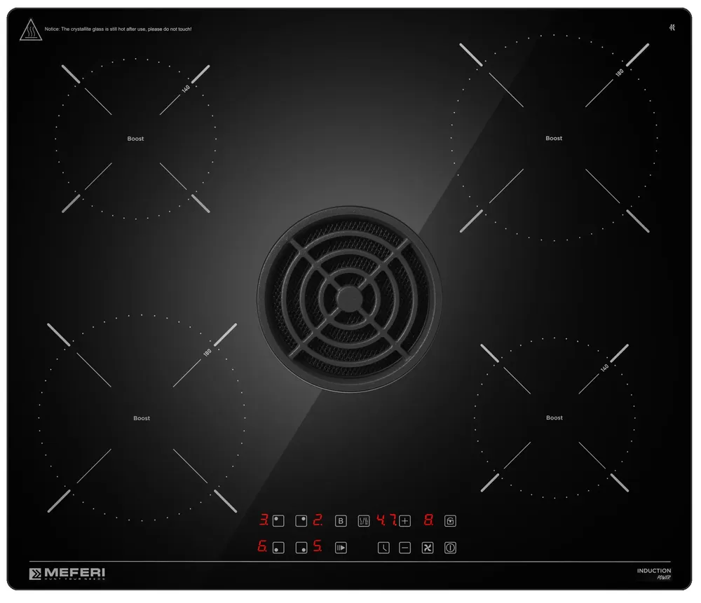 Фото товара: MEFERI XSMART60BK POWER индукционная поверхность
