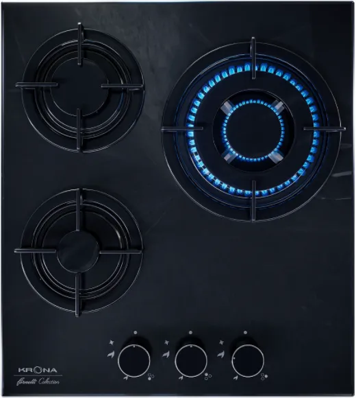 Детальное фото товара: Krona CORTESIA 45 BL газовая поверхность