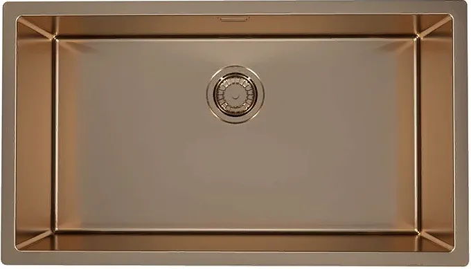 Детальное фото товара: ALVEUS QUADRIX MONARCH 60 COPPER, мойка, нержавеющая сталь, медь (в комплекте с выпуском без сифона)