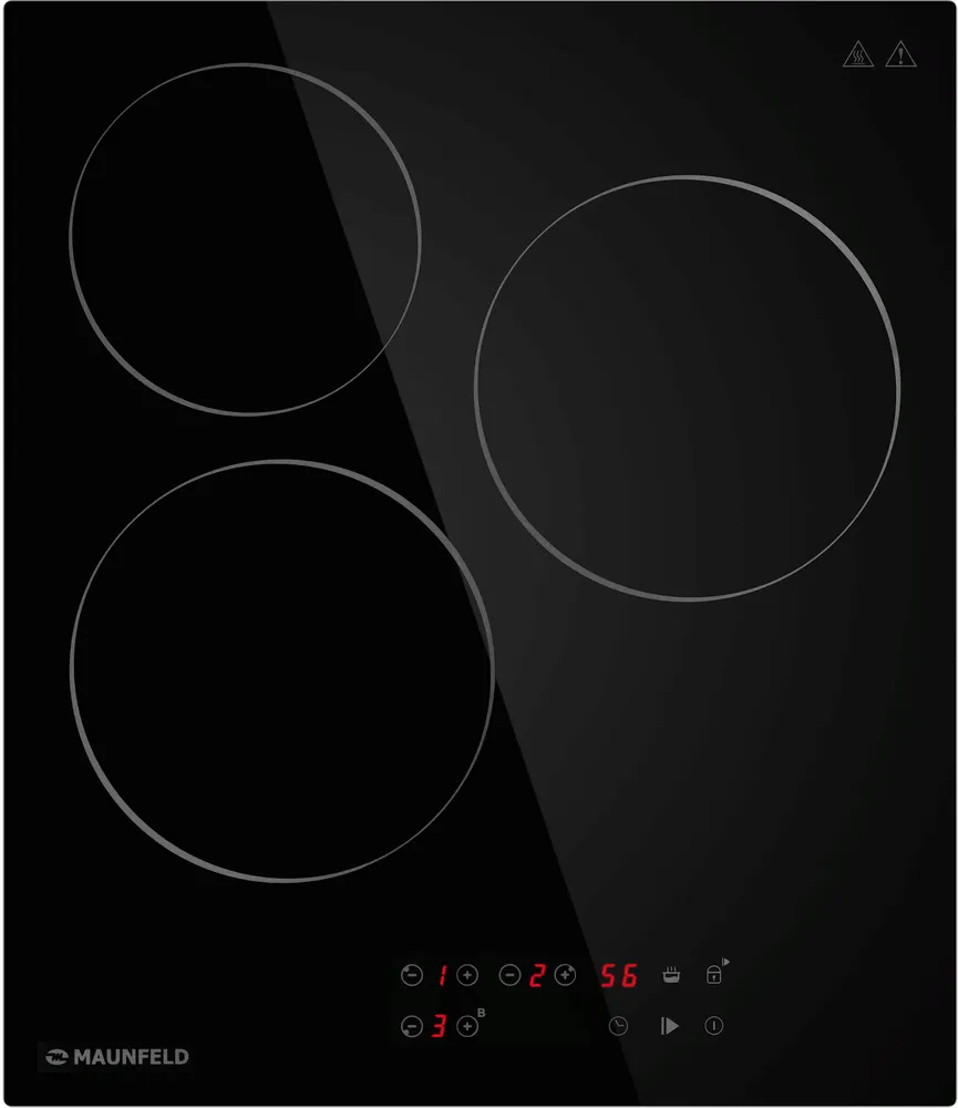 Фото товара: Maunfeld CVCE453BK стеклокерамическая поверхность