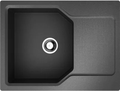 Фото товара: Omoikiri Yonaka 65 BL, мойка, гранит, черный