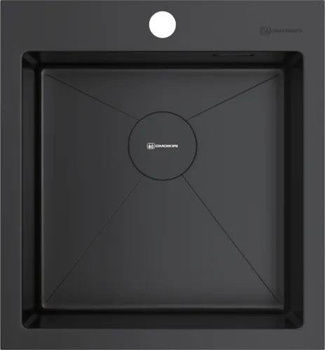 Фото товара: Omoikiri Akisame 46-GB, мойка, нержавеющая сталь/графит