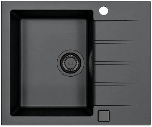 Фото товара: ALVEUS GRANITAL CADIT 10 G91 CARBON, мойка, гранит, черный (в комплекте с сифоном 1148149)