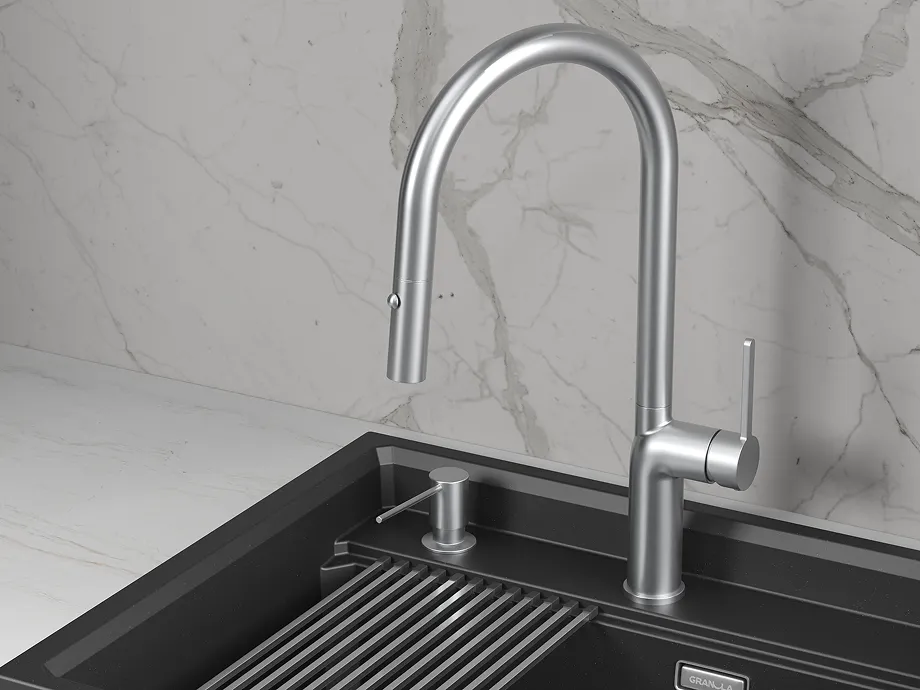 Детальное фото товара: GRANULA 9010 смеситель, нержавеющая сталь