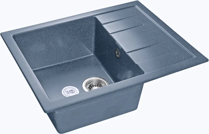 Детальное фото товара: GranFest QUADRO GF-Q-650 L, мойка, мрамор, графит