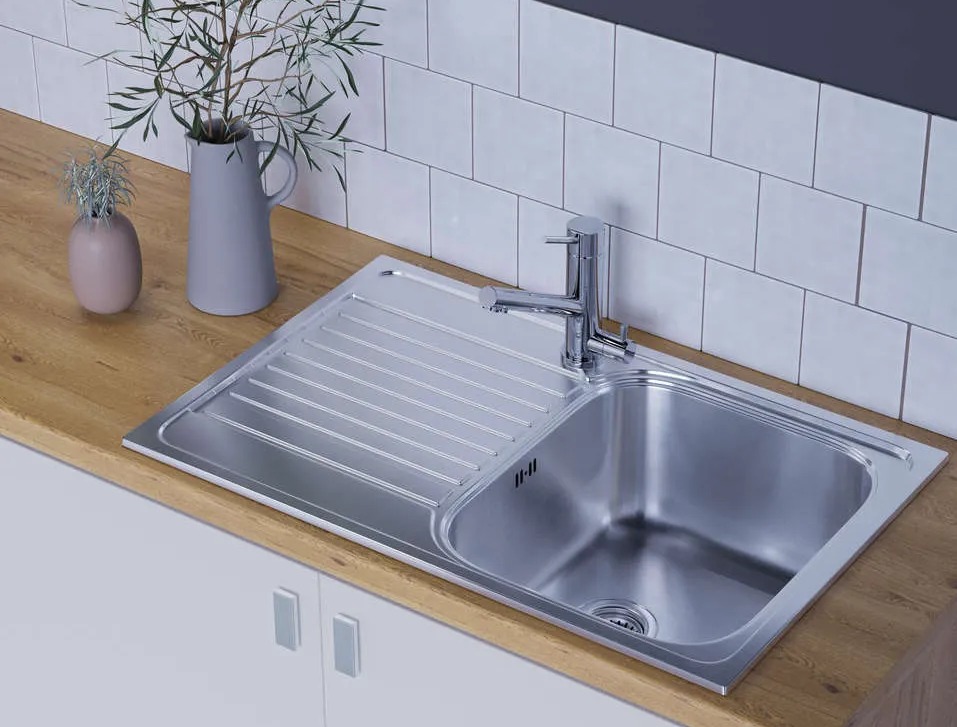 Детальное фото товара: Omoikiri Kashiogawa 86 IN, мойка, нерж. сталь, оборачиваемая