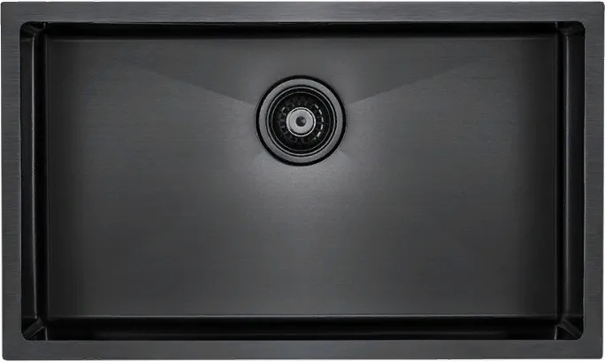 Детальное фото товара: Paulmark ALLER 74 UNI, мойка, нержавеющая сталь, вороненая сталь